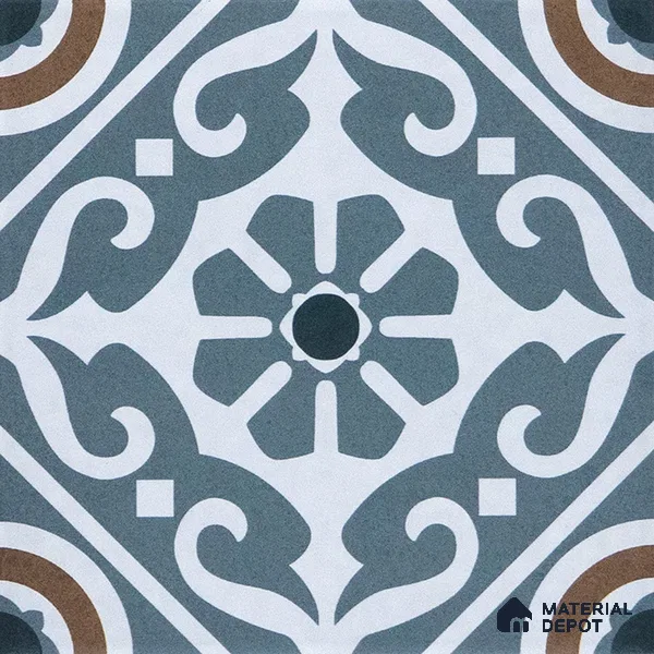 Subway Moroccan Wall & Floor Tile TL 05241 Cuban Aspire Ash 8 x 8 inch Vitrified Matte Finish - 8 mm | Suitable for Accent / Feature Walls, Bathroom, Kitchen Wall & Backsplashes | Please Expect a Slight Variation of Pattern (Sample)