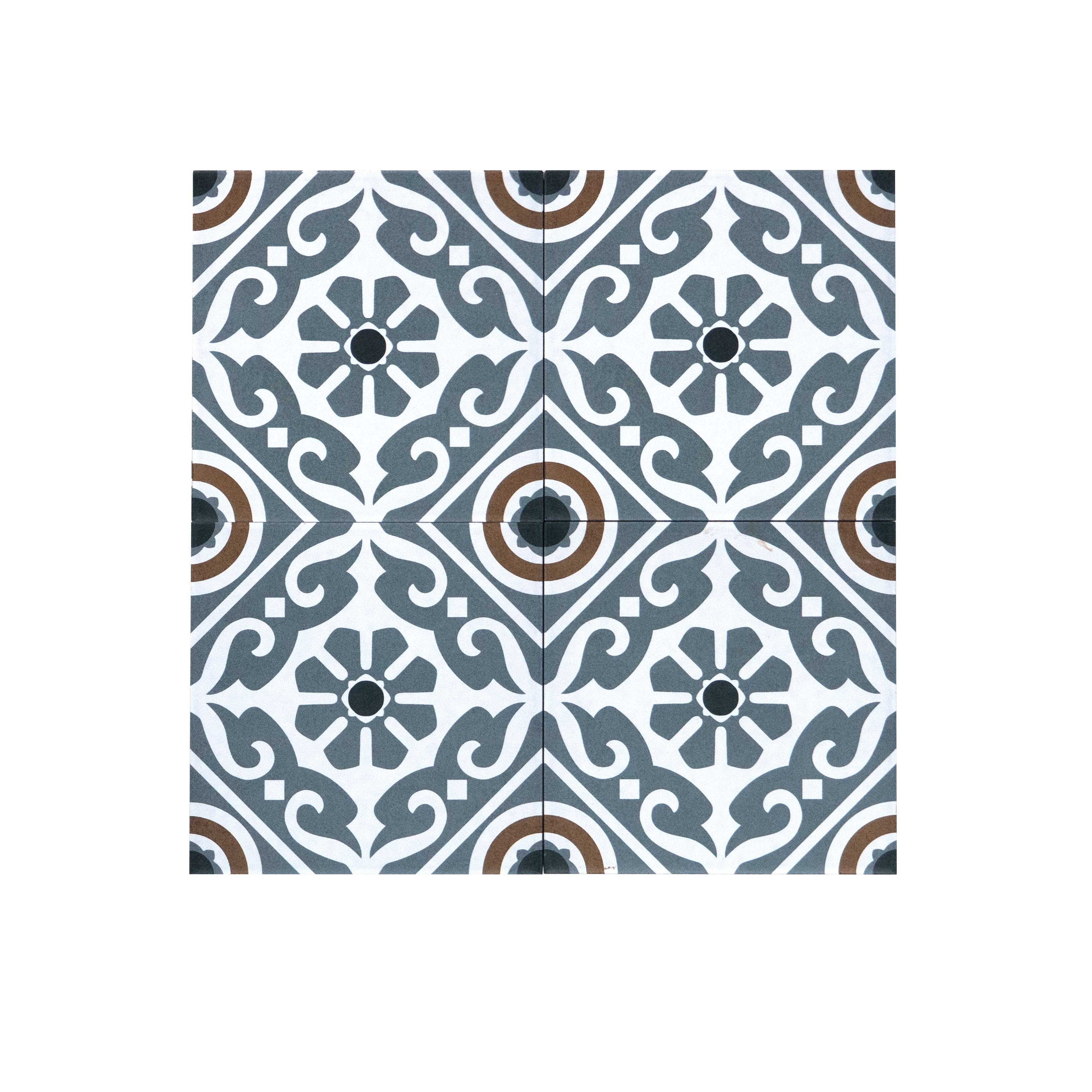 Subway Moroccan Wall & Floor Tile TL 05241 Cuban Aspire Ash 8 x 8 inch Vitrified Matte Finish - 8 mm | Suitable for Accent / Feature Walls, Bathroom, Kitchen Wall & Backsplashes | Please Expect a Slight Variation of Pattern (Sample)
