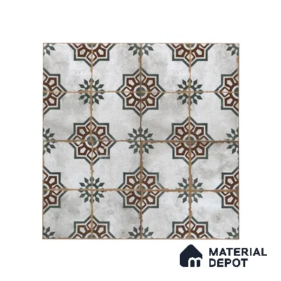 Subway Moroccan Wall & Floor Tile TL 05250 B Delphi Teal Turquoise 8 x 8 inch Vitrified Matte Finish - 8 mm | Suitable for Accent / Feature Walls, Bathroom, Kitchen Wall & Backsplashes | Please Expect a Slight Variation of Pattern