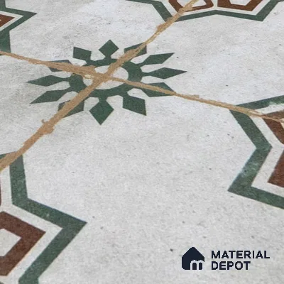 Subway Moroccan Wall & Floor Tile TL 05250 B Delphi Teal Turquoise 8 x 8 inch Vitrified Matte Finish - 8 mm | Suitable for Accent / Feature Walls, Bathroom, Kitchen Wall & Backsplashes | Please Expect a Slight Variation of Pattern