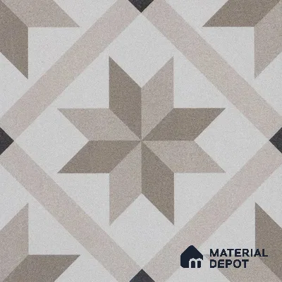 Subway Moroccan Wall & Floor Tile TL 05249 B El Greco Timeless Bruno 8 x 8 inch Vitrified Matte Finish - 8 mm | Suitable for Accent / Feature Walls, Bathroom, Kitchen Wall & Backsplashes | Please Expect a Slight Variation of Pattern (Sample)