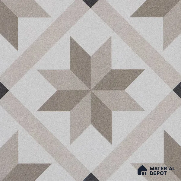 Subway Moroccan Wall & Floor Tile TL 05249 B El Greco Timeless Bruno 8 x 8 inch Vitrified Matte Finish - 8 mm | Suitable for Accent / Feature Walls, Bathroom, Kitchen Wall & Backsplashes | Please Expect a Slight Variation of Pattern (Sample)