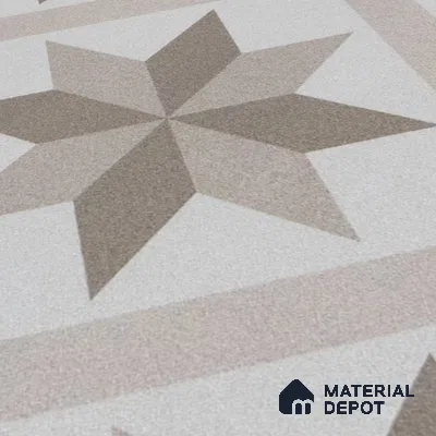 Subway Moroccan Wall & Floor Tile TL 05249 B El Greco Timeless Bruno 8 x 8 inch Vitrified Matte Finish - 8 mm | Suitable for Accent / Feature Walls, Bathroom, Kitchen Wall & Backsplashes | Please Expect a Slight Variation of Pattern (Sample)