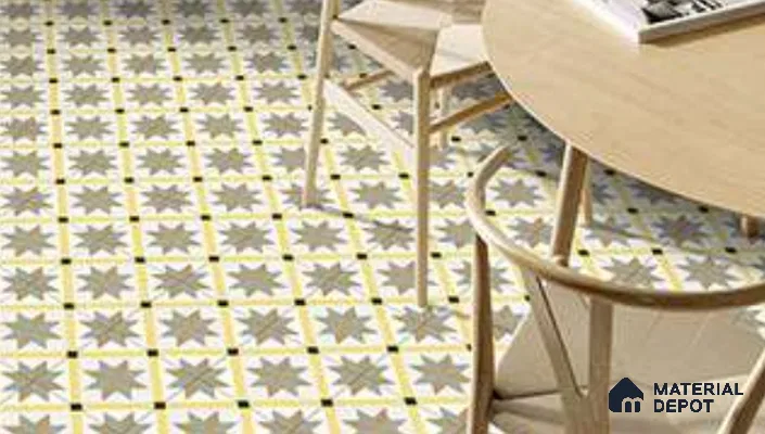 Subway Moroccan Wall & Floor Tile TL 05249 C El Greco Timeless Chic 8 x 8 inch Vitrified Matte Finish - 8 mm | Suitable for Accent / Feature Walls, Bathroom, Kitchen Wall & Backsplashes | Please Expect a Slight Variation of Pattern (Sample)