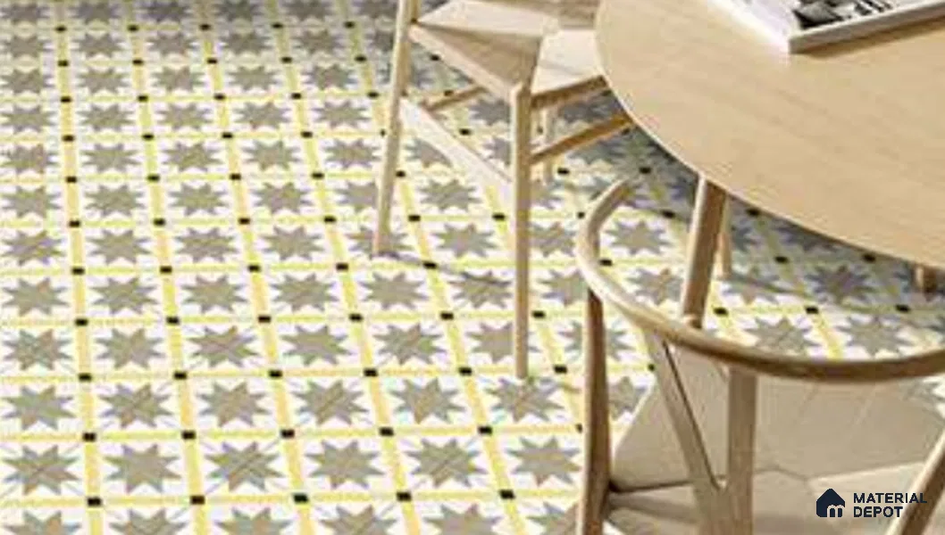 Subway Moroccan Wall & Floor Tile TL 05249 C El Greco Timeless Chic 8 x 8 inch Vitrified Matte Finish - 8 mm | Suitable for Accent / Feature Walls, Bathroom, Kitchen Wall & Backsplashes | Please Expect a Slight Variation of Pattern (Sample)