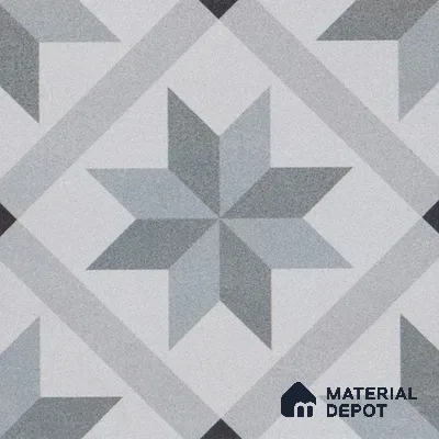 Subway Moroccan Wall & Floor Tile TL 05249 El Greco Timeless Moonstone 8 x 8 inch Vitrified Matte Finish - 8 mm | Suitable for Accent / Feature Walls, Bathroom, Kitchen Wall & Backsplashes | Please Expect a Slight Variation of Pattern (Sample)