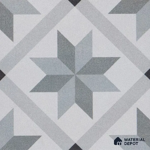 Subway Moroccan Wall & Floor Tile TL 05249 El Greco Timeless Moonstone 8 x 8 inch Vitrified Matte Finish - 8 mm | Suitable for Accent / Feature Walls, Bathroom, Kitchen Wall & Backsplashes | Please Expect a Slight Variation of Pattern (Sample)