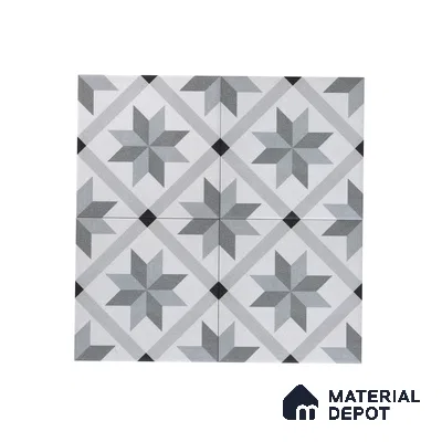 Subway Moroccan Wall & Floor Tile TL 05249 El Greco Timeless Moonstone 8 x 8 inch Vitrified Matte Finish - 8 mm | Suitable for Accent / Feature Walls, Bathroom, Kitchen Wall & Backsplashes | Please Expect a Slight Variation of Pattern (Sample)