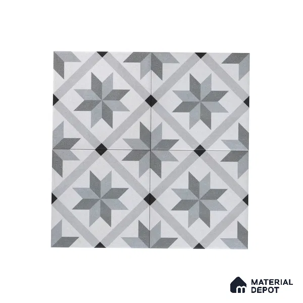 Subway Moroccan Wall & Floor Tile TL 05249 El Greco Timeless Moonstone 8 x 8 inch Vitrified Matte Finish - 8 mm | Suitable for Accent / Feature Walls, Bathroom, Kitchen Wall & Backsplashes | Please Expect a Slight Variation of Pattern (Sample)