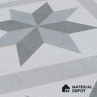 Subway Moroccan Wall & Floor Tile TL 05249 El Greco Timeless Moonstone 8 x 8 inch Vitrified Matte Finish - 8 mm | Suitable for Accent / Feature Walls, Bathroom, Kitchen Wall & Backsplashes | Please Expect a Slight Variation of Pattern (Sample)