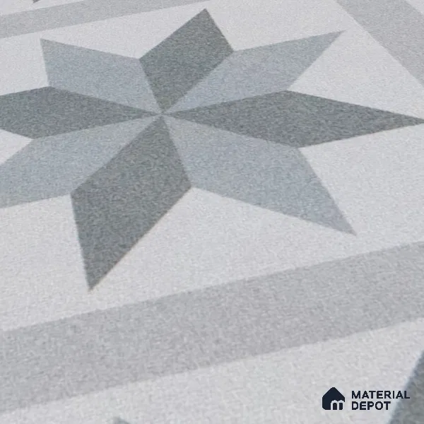 Subway Moroccan Wall & Floor Tile TL 05249 El Greco Timeless Moonstone 8 x 8 inch Vitrified Matte Finish - 8 mm | Suitable for Accent / Feature Walls, Bathroom, Kitchen Wall & Backsplashes | Please Expect a Slight Variation of Pattern (Sample)