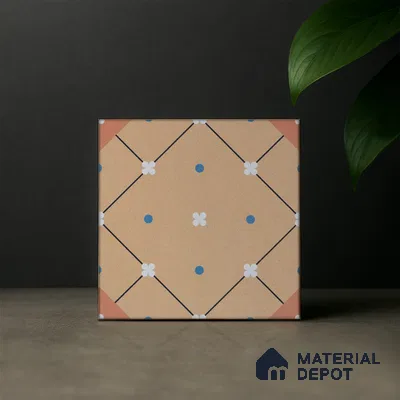 Subway Moroccan Wall & Floor Tile TL 05263 Linea Essence 8 x 8 inch Vitrified Matte Finish - 8 mm | Suitable for Accent / Feature Walls, Bathroom, Kitchen Wall & Backsplashes | Please Expect a Slight Variation of Pattern (Sample)