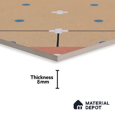 Subway Moroccan Wall & Floor Tile TL 05263 Linea Essence 8 x 8 inch Vitrified Matte Finish - 8 mm | Suitable for Accent / Feature Walls, Bathroom, Kitchen Wall & Backsplashes | Please Expect a Slight Variation of Pattern (Sample)