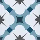 Subway Moroccan Wall & Floor Tile TL 05248 Medina Cerulean Blue 8 x 8 inch Vitrified Matte Finish - 8 mm | Suitable for Living Room, Accent / Feature Walls, Bathroom, Kitchen Wall & Backsplashes | Image 1