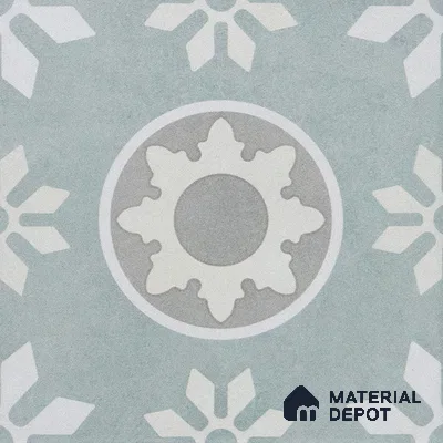 Subway Moroccan Wall & Floor Tile TL 05242 B Palermo Lead Dust 8 x 8 inch Vitrified Matte Finish - 8 mm | 6 Random Faces | Suitable for Accent / Feature Walls, Bathroom, Kitchen Wall & Backsplashes | Please Expect a Slight Variation of Pattern (Sample)