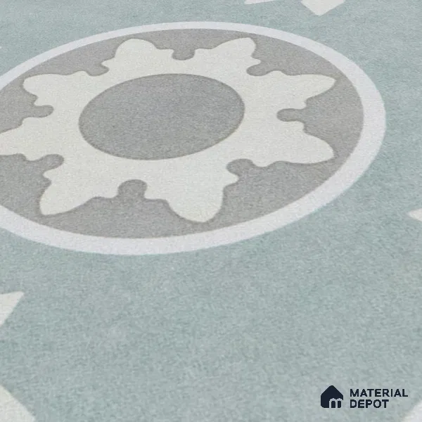 Subway Moroccan Wall & Floor Tile TL 05242 B Palermo Lead Dust 8 x 8 inch Vitrified Matte Finish - 8 mm | 6 Random Faces | Suitable for Accent / Feature Walls, Bathroom, Kitchen Wall & Backsplashes | Please Expect a Slight Variation of Pattern (Sample)