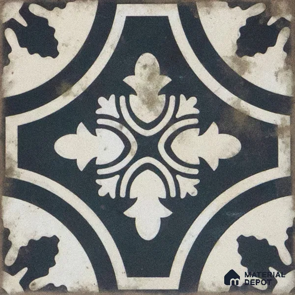 Subway Moroccan Wall & Floor Tile TL 05244 Rural Ravioli 8 x 8 inch Vitrified Matte Finish - 8 mm | 9 Random Faces | Suitable for Accent / Feature Walls, Bathroom, Kitchen Wall & Backsplashes | Please Expect a Slight Variation of Pattern
