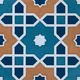 Subway Moroccan Wall & Floor Tile TL 05247 Silcite Deep Sea Ocean 8 x 8 inch Vitrified Matte Finish - 8 mm | 8 Random Faces | Suitable for Living Room, Accent / Feature Walls, Bathroom, Kitchen Wall & Backsplashes | Image 1
