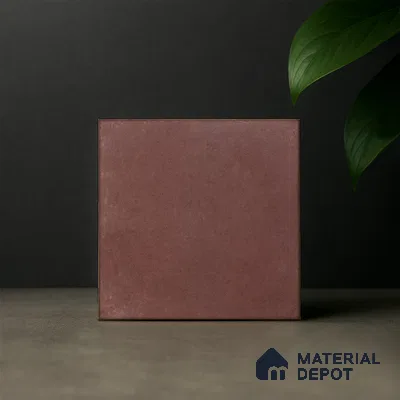 Subway Wall & Floor Tile TL 05262 D Solana Base 1 Terracotta Rust 8 x 8 inch Vitrified Matte Finish - 8 mm | Suitable for Accent / Feature Walls, Bathroom, Kitchen Wall & Backsplashes | Please Expect a Slight Variation of Pattern (Sample)