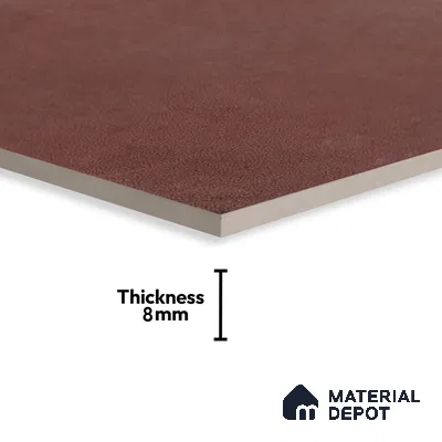 Subway Wall & Floor Tile TL 05262 D Solana Base 1 Terracotta Rust 8 x 8 inch Vitrified Matte Finish - 8 mm | Suitable for Accent / Feature Walls, Bathroom, Kitchen Wall & Backsplashes | Please Expect a Slight Variation of Pattern (Sample)