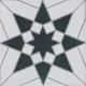 Subway Moroccan Wall & Floor Tile TL 05262 G Solana Bianco Black Decor 8 x 8 inch Vitrified Matte Finish - 8 mm | Suitable for Living Room, Accent / Feature Walls, Bathroom, Kitchen Wall & Backsplashes | Image 1