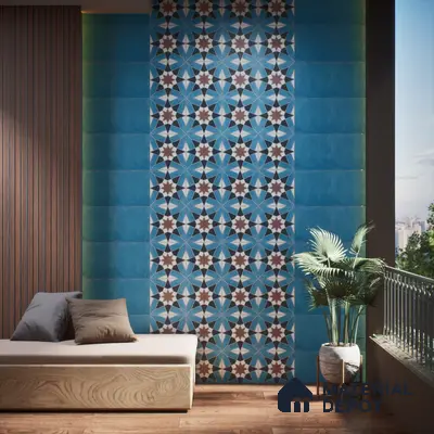 Subway Moroccan Wall & Floor Tile TL 05262 Solana Nyra Naturale Decor 8 x 8 inch Vitrified Matte Finish - 8 mm | Suitable for Accent / Feature Walls, Bathroom, Kitchen Wall & Backsplashes | Please Expect a Slight Variation of Pattern