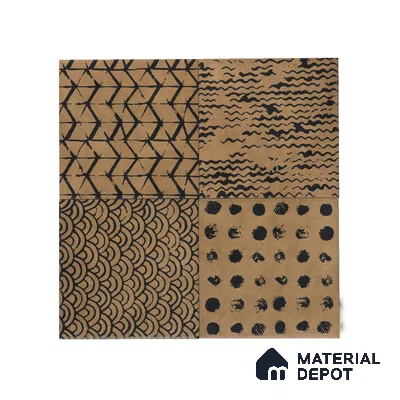 Subway Moroccan Wall & Floor Tile TL 05245 Zahara Deserted 8 x 8 inch Vitrified Matte Finish - 8 mm | 8 Random Faces | Suitable for Accent / Feature Walls, Bathroom, Kitchen Wall & Backsplashes | Please Expect a Slight Variation of Pattern (Sample)