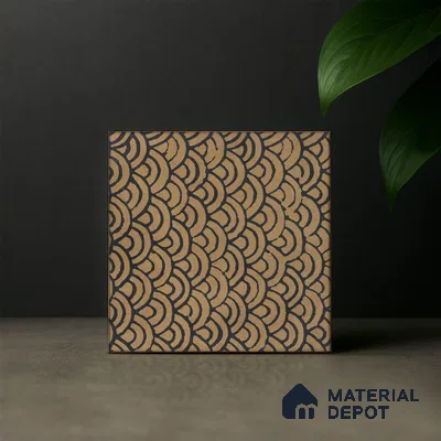 Subway Moroccan Wall & Floor Tile TL 05245 Zahara Deserted 8 x 8 inch Vitrified Matte Finish - 8 mm | 8 Random Faces | Suitable for Accent / Feature Walls, Bathroom, Kitchen Wall & Backsplashes | Please Expect a Slight Variation of Pattern (Sample)