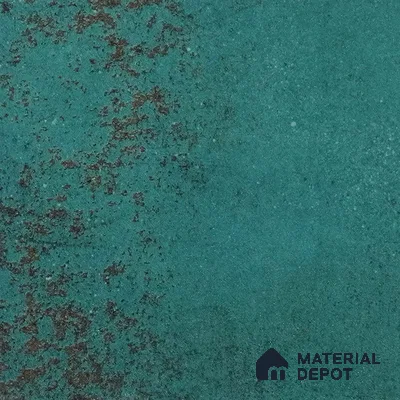 Subway Rustic Wall Tile TL 05260 B Riviera Cloud Rustic Green 8 x 8 inch Vitrified Matte Finish - 8 mm | 15 Random Faces | Suitable for Living Room, Accent / Feature Walls, Bathroom, Kitchen Wall & Backsplashes (Sample)
