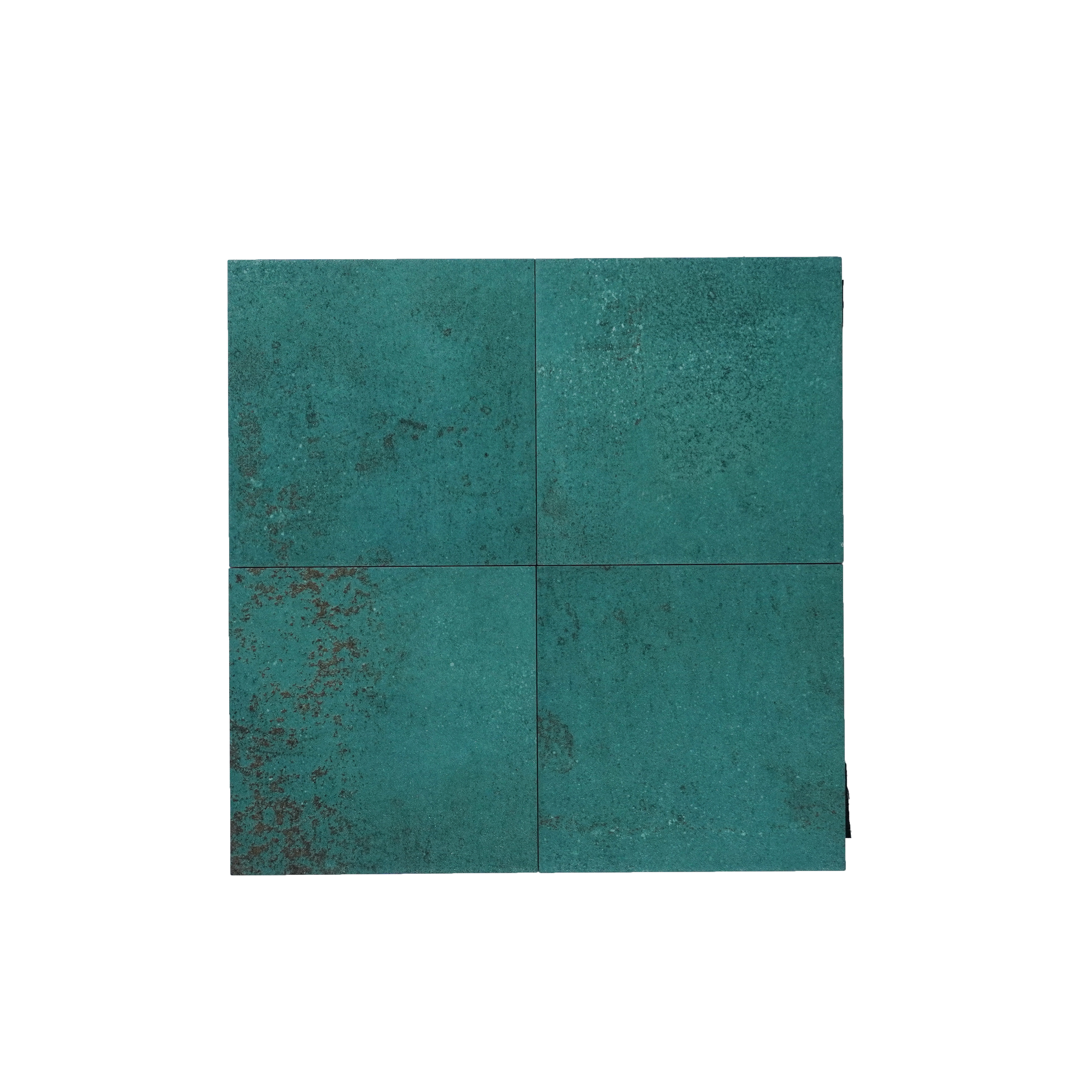 Subway Rustic Wall Tile TL 05260 B Riviera Cloud Rustic Green 8 x 8 inch Vitrified Matte Finish - 8 mm | 15 Random Faces | Suitable for Living Room, Accent / Feature Walls, Bathroom, Kitchen Wall & Backsplashes (Sample)