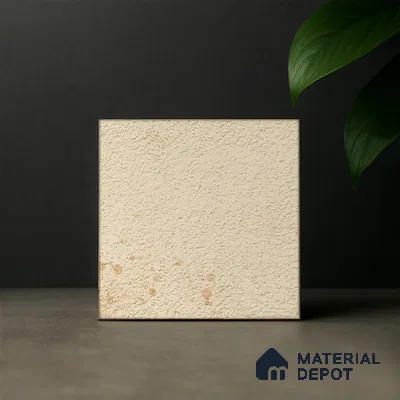 Subway Rustic Wall & Floor Tile TL 05260 C Riviera Cloud Rustic Cream 8 x 8 inch Vitrified Matte Finish - 8 mm | 15 Random Faces | Suitable for Accent / Feature Walls, Bathroom, Kitchen Wall & Backsplashes | Please Expect a Slight Variation of Pattern (Sample)