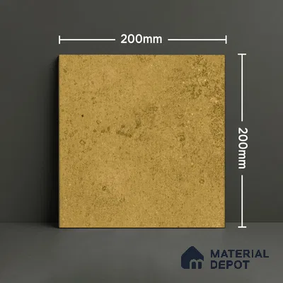 Subway Rustic Wall & Floor Tile TL 05260 E Riviera Cloud Rustic Beige 8 x 8 inch Vitrified Matte Finish - 8 mm | 15 Random Faces | Suitable for Accent / Feature Walls, Bathroom, Kitchen Wall & Backsplashes | Please Expect a Slight Variation of Pattern (Sample)