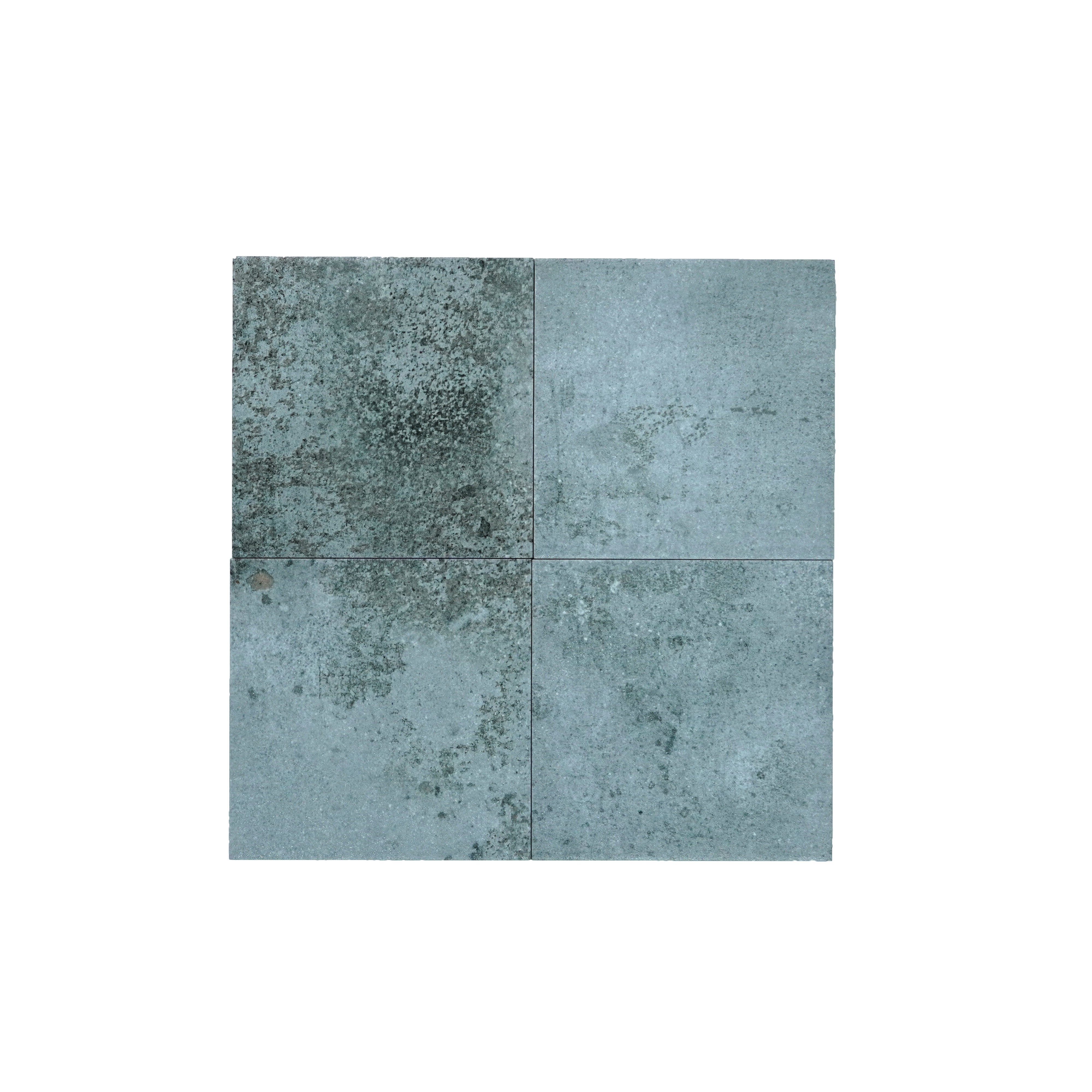 Subway Rustic Wall & Floor Tile TL 05260 Riviera Cloud Rustic Grey 8 x 8 inch Vitrified Matte Finish - 8 mm | 15 Random Faces | Suitable for Accent / Feature Walls, Bathroom, Kitchen Wall & Backsplashes | Please Expect a Slight Variation of Pattern (Sample)