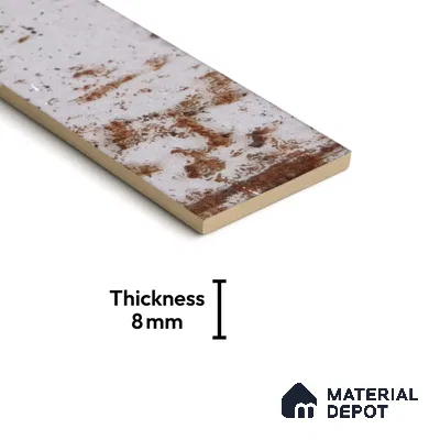 Subway Rustic Wall Tile TL 05229 B Shynist Rustic Mystix 12 x 3 inch Vitrified Glossy Finish - 8 mm | 16 Random Faces | Suitable for Accent / Feature Walls, Bathroom, Kitchen Wall & Backsplashes (Sample)
