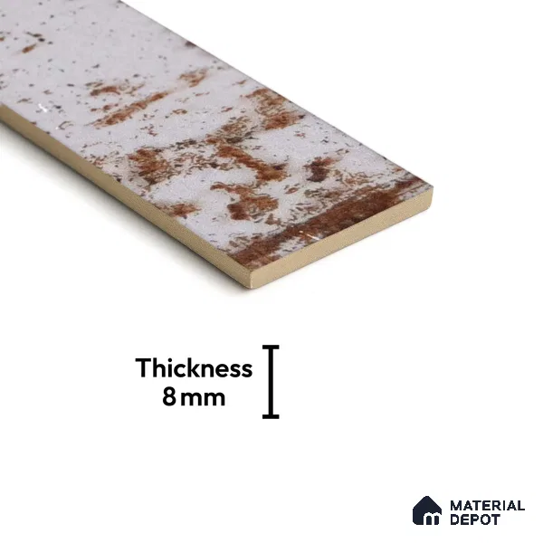 Subway Rustic Wall Tile TL 05229 B Shynist Rustic Mystix 12 x 3 inch Vitrified Glossy Finish - 8 mm | 16 Random Faces | Suitable for Accent / Feature Walls, Bathroom, Kitchen Wall & Backsplashes (Sample)