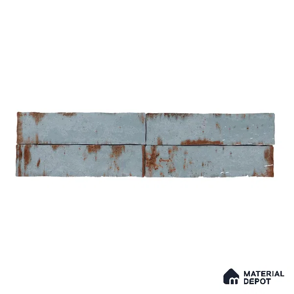 Subway Rustic Wall Tile TL 05229 C Shynist Rustic Petals 12 x 3 inch Vitrified Glossy Finish - 8 mm | 16 Random Faces | Suitable for Accent / Feature Walls, Bathroom, Kitchen Wall & Backsplashes (Sample)
