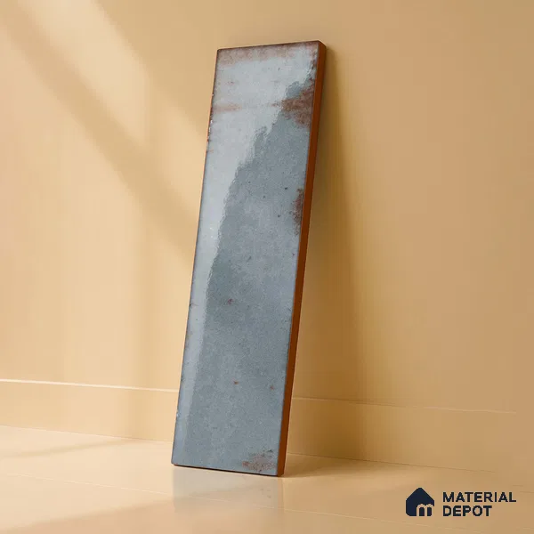 Subway Rustic Wall Tile TL 05229 C Shynist Rustic Petals 12 x 3 inch Vitrified Glossy Finish - 8 mm | 16 Random Faces | Suitable for Accent / Feature Walls, Bathroom, Kitchen Wall & Backsplashes (Sample)