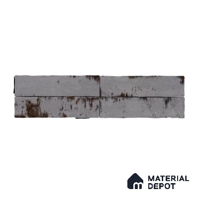 Subway Rustic Wall Tile TL 05229 D Shynist Rustic Smoke 12 x 3 inch Vitrified Glossy Finish - 8 mm | 16 Random Faces | Suitable for Accent / Feature Walls, Bathroom, Kitchen Wall & Backsplashes (Sample)