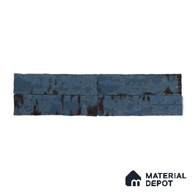 Subway Rustic Wall Tile TL 05229 Shynist Rustic Marvello 12 x 3 inch Vitrified Glossy Finish - 8 mm | 16 Random Faces | Suitable for Accent / Feature Walls, Bathroom, Kitchen Wall & Backsplashes (Sample)