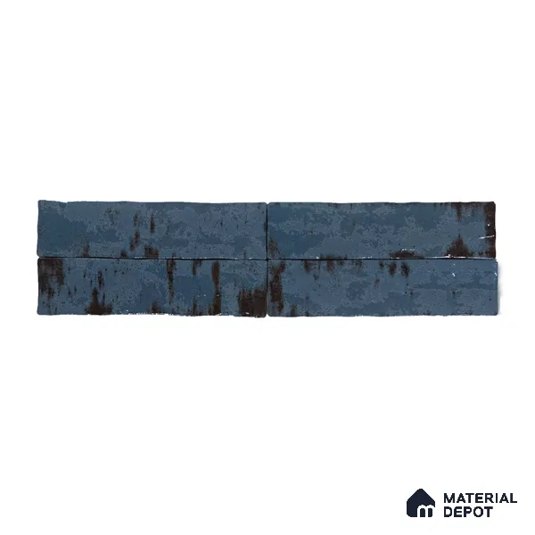 Subway Rustic Wall Tile TL 05229 Shynist Rustic Marvello 12 x 3 inch Vitrified Glossy Finish - 8 mm | 16 Random Faces | Suitable for Accent / Feature Walls, Bathroom, Kitchen Wall & Backsplashes (Sample)