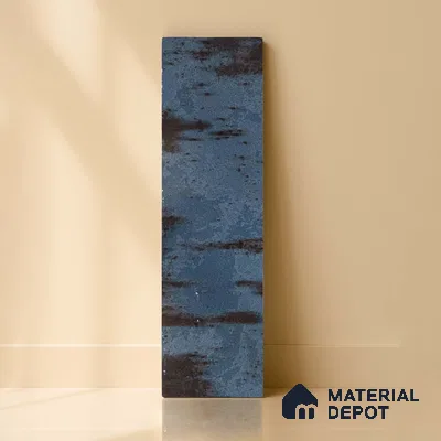 Subway Rustic Wall Tile TL 05229 Shynist Rustic Marvello 12 x 3 inch Vitrified Glossy Finish - 8 mm | 16 Random Faces | Suitable for Accent / Feature Walls, Bathroom, Kitchen Wall & Backsplashes (Sample)