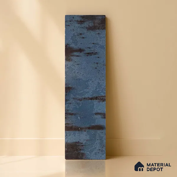 Subway Rustic Wall Tile TL 05229 Shynist Rustic Marvello 12 x 3 inch Vitrified Glossy Finish - 8 mm | 16 Random Faces | Suitable for Accent / Feature Walls, Bathroom, Kitchen Wall & Backsplashes (Sample)