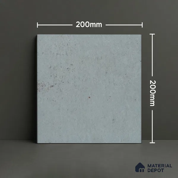 Subway Rustic Wall & Floor Tile TL 05251 D Tropezia Snow White 8 x 8 inch Vitrified Glossy Finish - 8 mm | Random Design | Suitable for Accent / Feature Walls, Bathroom, Kitchen Wall & Backsplashes | Please Expect a Slight Variation of Pattern