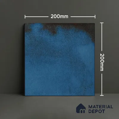 Subway Rustic Wall & Floor Tile TL 05251 E Tropezia Mix Hazel 8 x 8 inch Vitrified Glossy Finish - 8 mm | Random Design | Suitable for Accent / Feature Walls, Bathroom, Kitchen Wall & Backsplashes | Please Expect a Slight Variation of Pattern (Sample)