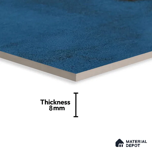 Subway Rustic Wall & Floor Tile TL 05251 E Tropezia Mix Hazel 8 x 8 inch Vitrified Glossy Finish - 8 mm | Random Design | Suitable for Accent / Feature Walls, Bathroom, Kitchen Wall & Backsplashes | Please Expect a Slight Variation of Pattern (Sample)