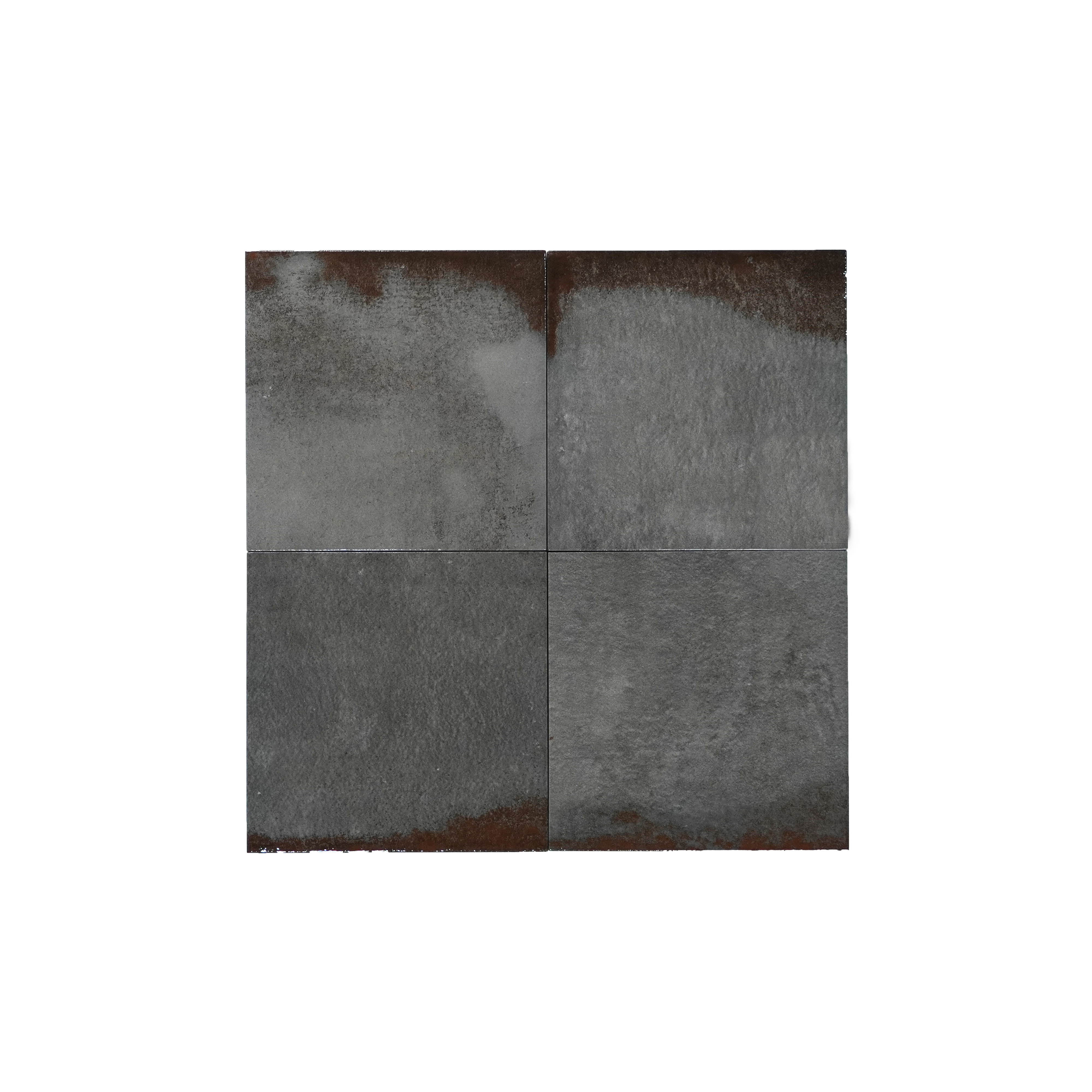 Subway Rustic Wall & Floor Tile TL 05251 F Tropezia Mix Gris 8 x 8 inch Vitrified Glossy Finish - 8 mm | Random Design | Suitable for Accent / Feature Walls, Bathroom, Kitchen Wall & Backsplashes | Please Expect a Slight Variation of Pattern (Sample)