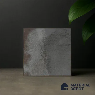 Subway Rustic Wall & Floor Tile TL 05251 F Tropezia Mix Gris 8 x 8 inch Vitrified Glossy Finish - 8 mm | Random Design | Suitable for Accent / Feature Walls, Bathroom, Kitchen Wall & Backsplashes | Please Expect a Slight Variation of Pattern (Sample)