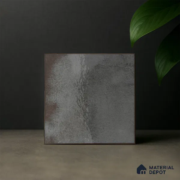 Subway Rustic Wall & Floor Tile TL 05251 F Tropezia Mix Gris 8 x 8 inch Vitrified Glossy Finish - 8 mm | Random Design | Suitable for Accent / Feature Walls, Bathroom, Kitchen Wall & Backsplashes | Please Expect a Slight Variation of Pattern (Sample)