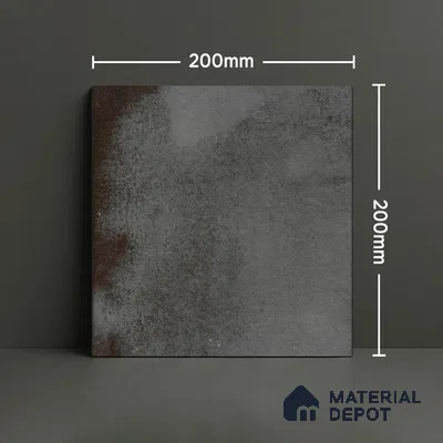 Subway Rustic Wall & Floor Tile TL 05251 F Tropezia Mix Gris 8 x 8 inch Vitrified Glossy Finish - 8 mm | Random Design | Suitable for Accent / Feature Walls, Bathroom, Kitchen Wall & Backsplashes | Please Expect a Slight Variation of Pattern (Sample)