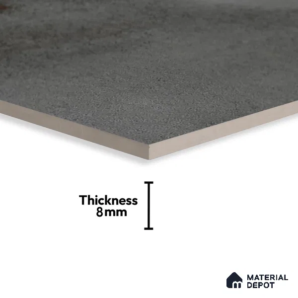 Subway Rustic Wall & Floor Tile TL 05251 F Tropezia Mix Gris 8 x 8 inch Vitrified Glossy Finish - 8 mm | Random Design | Suitable for Accent / Feature Walls, Bathroom, Kitchen Wall & Backsplashes | Please Expect a Slight Variation of Pattern (Sample)